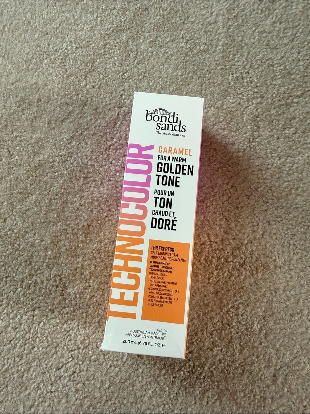 BNWT Bondi Sands - Technocolor Caramel 1 Hour Express Self Tanning Foam